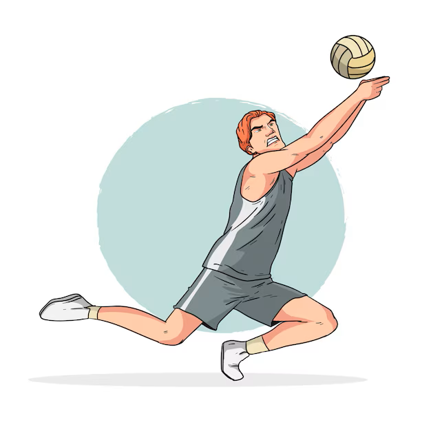 voleybal cartoon